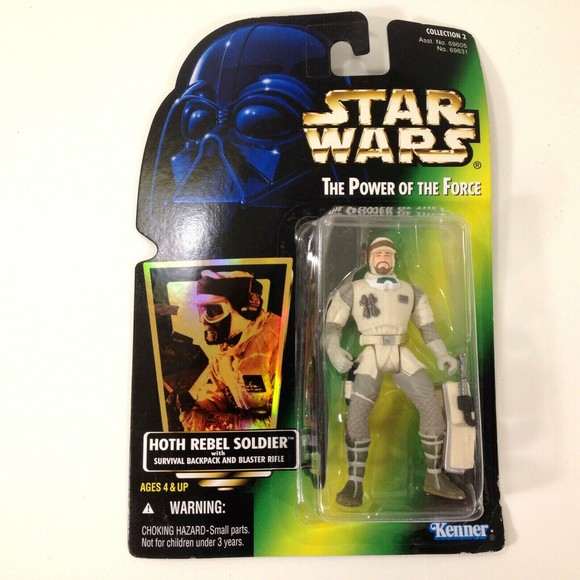 Star Wars Hoth Rebel Soldier Blaster The Power of the Force Kenner #69631 1996 - Picture 1 of 12